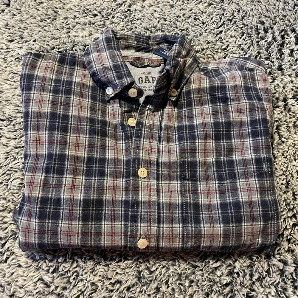 ✅2x Host Pick✅ Gap Authentic Oxford Shirt, M (7-8)